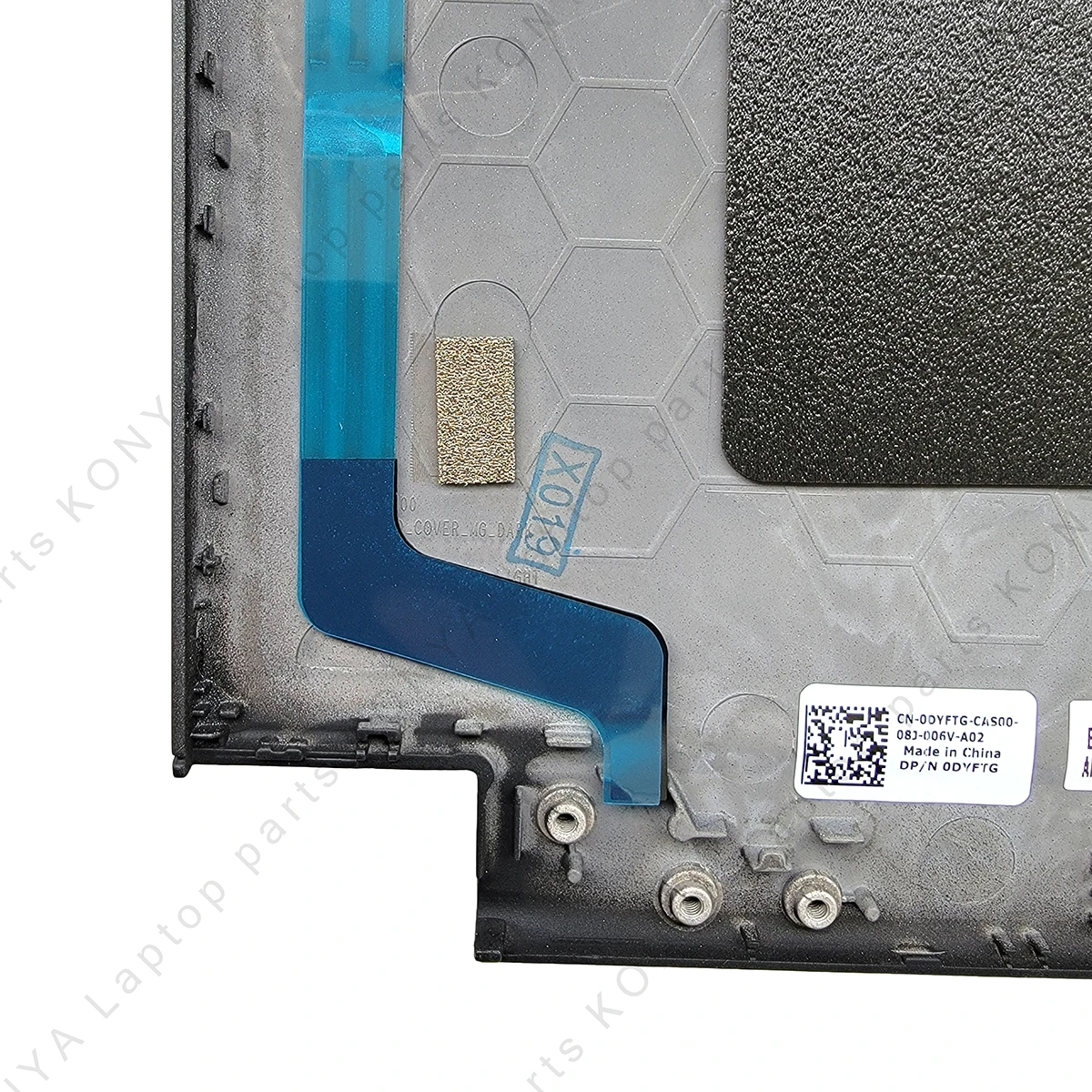 델 에일리언웨어 M17 R2 시리즈 노트북 LCD 백 커버 상단 하우징 케이스 어셈블리 DYFTG AM2KG000401용 새 정품