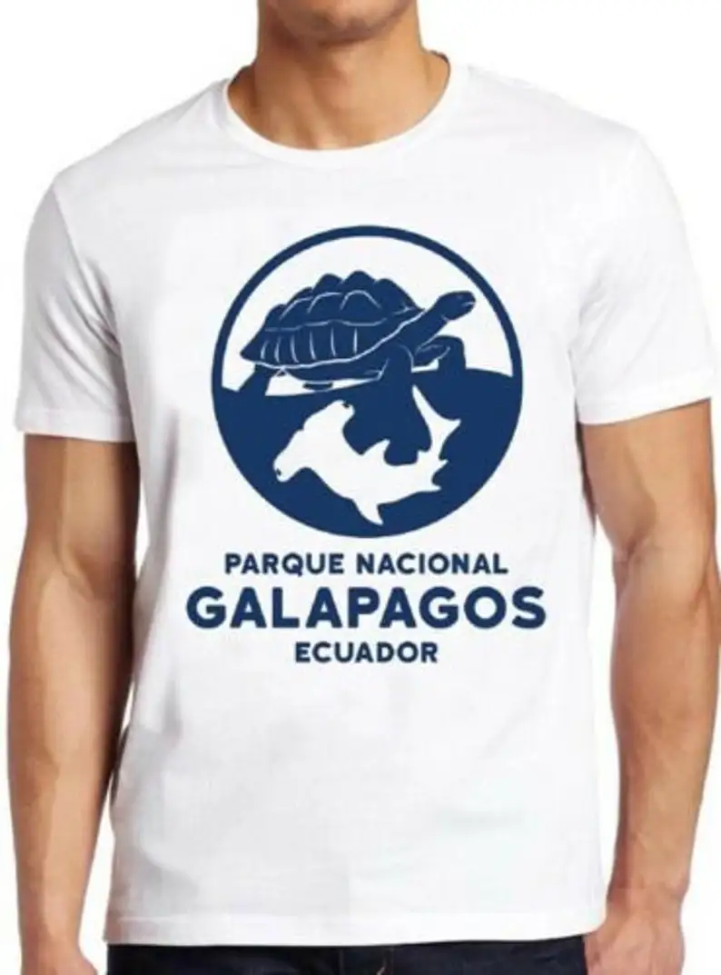 

Galapagos Island T Shirt National Park Turtle Shark Cool Gift Tee 172