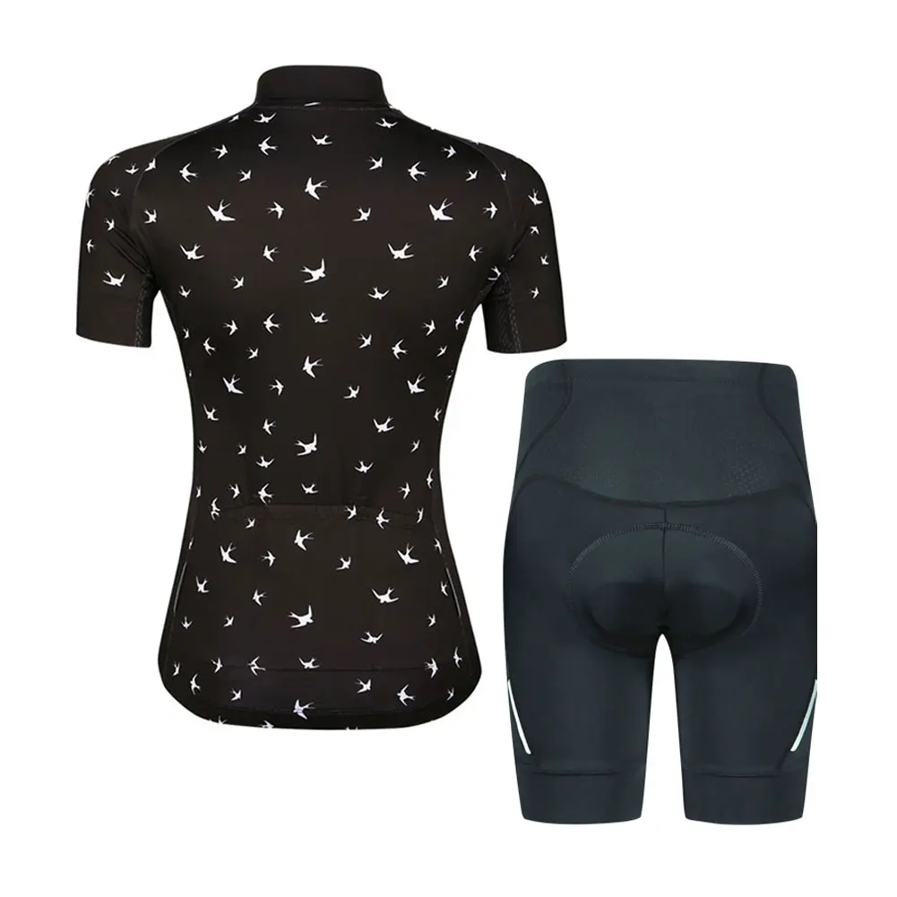 Maillot ciclismo de manga corta y culotte con badana 3D - imagen 3
