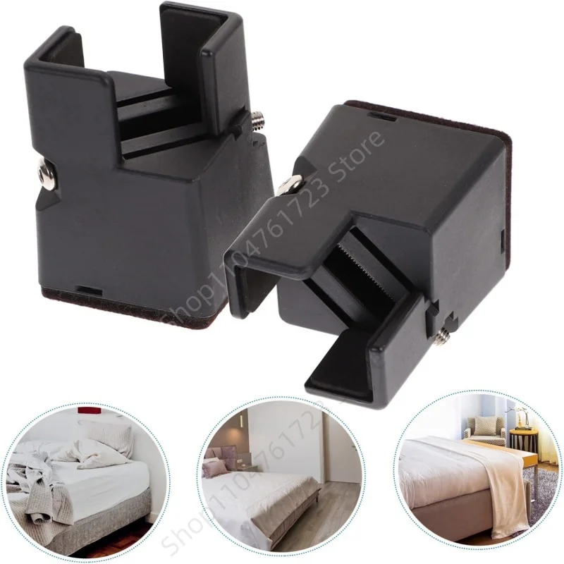 4Pcs Heavy Adjustable Chair Feet Riser Screw Clamp Sofa Table Chair Fixed Non-Slip Heightening Leg Mat Furniture Legs Mute Pad