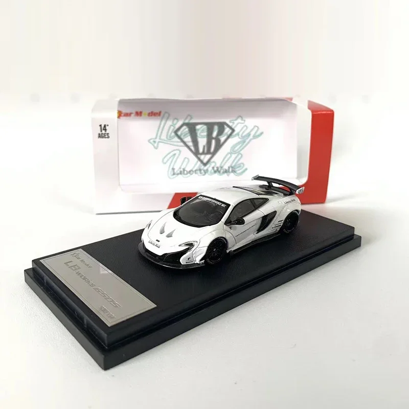 Игрушечная модель автомобиля Star 1:64, 650S, LBWK, широкий корпус, металлическая, красная, блестящая, белая