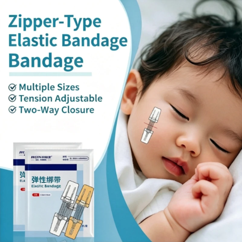 Zip Style Wound Closure Device Reversible Elastic Adhesive Strip Suture Free Bandage Skin Laceration Emergency Repair Kit Pro