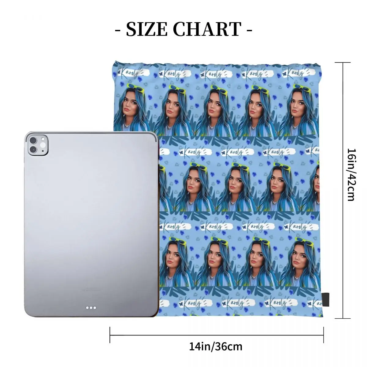 حقائب ظهر Fondo De Pantalla Karol G، حقائب ظهر عصرية محمولة برباط، حقيبة أحذية، حقائب كتب للمدرسة للرجال والنساء