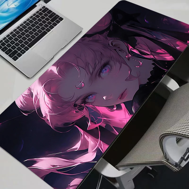 マウスパッド S-セーラームーン アニメ マウスパッド ゲーマー キーボード マウスパッド PC コンピューター ソフトラバー デスクマット ゲーミングパッド 滑り止めマウスマット