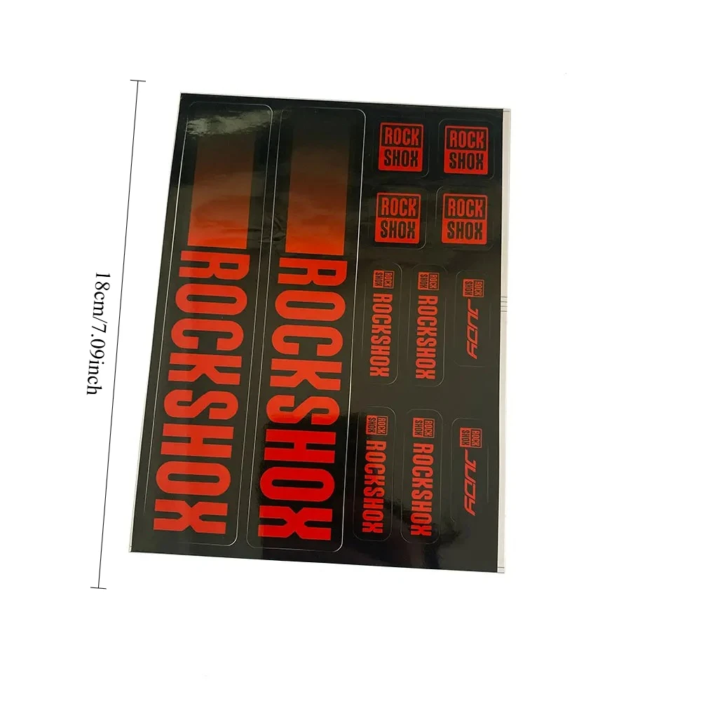 1set STAR SAM Bike Fork Stickers Waterproof Vinyl Decals Compatible with ROCK SHOX JUDY 2021 Cycling Upgrade Accessories