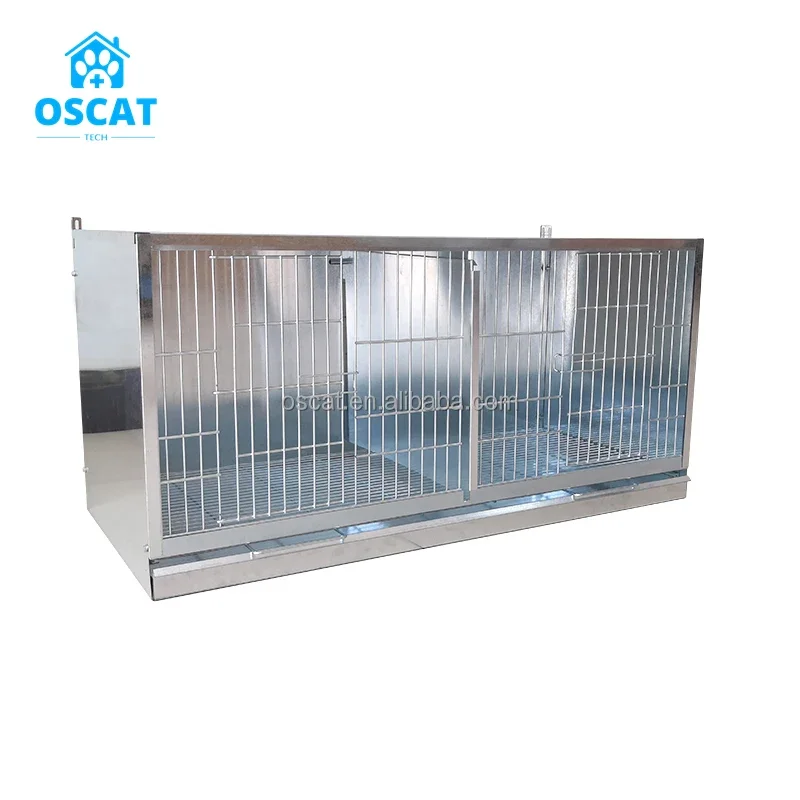 OSCAT galvanized parrot cage can be customized pigeon cage bird cage with metal mesh mat and tray can accommodate 10-15 birds