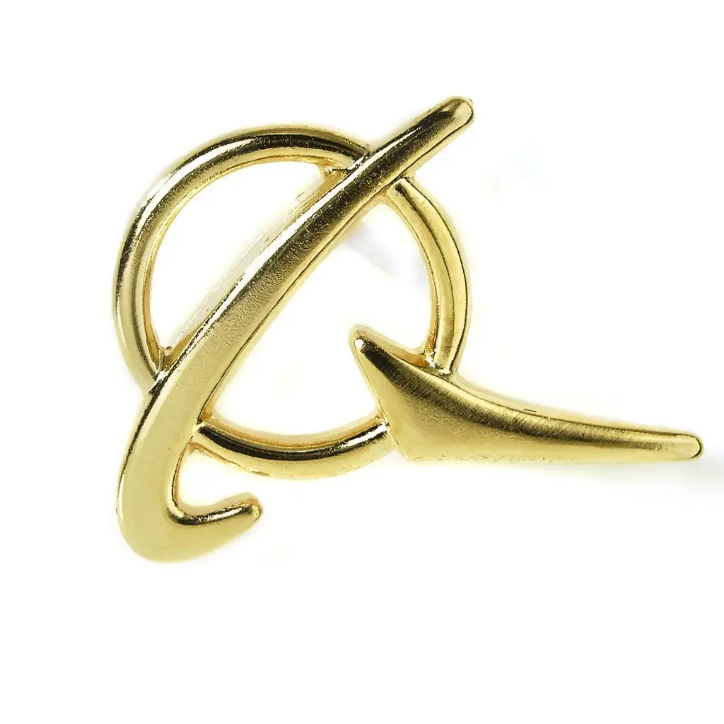 Boeing Boeing logo brooch, gold silver badge, civil aviation gift, captain and flight attendant recommendation