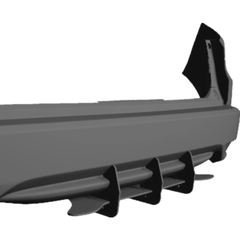 

Rear Diffuser Bumper Lips Spoiler Splitter Body Kit Accessories For Honda HRV H-RV 2013-2016 Year