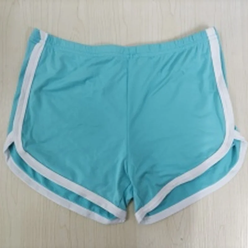 Women Black White Side Stripe Dolphin Shorts Elastic Waist Casual Athletic Loungewear Summer Streetwear Yoga Running Workout image 5