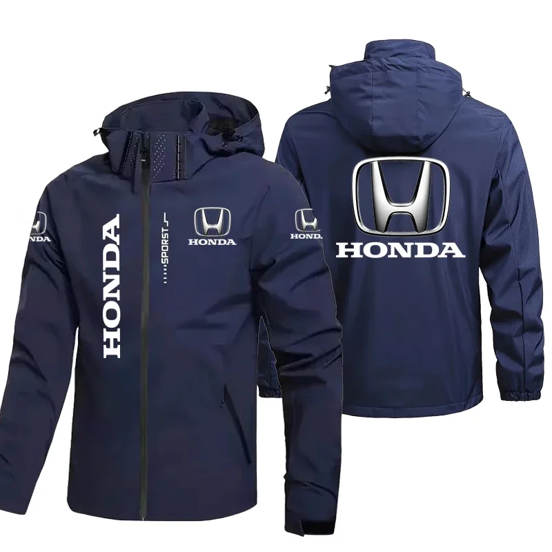 

Honda Технология трехобороны, уличное штормовое пальто, мужское пальто, новинка 2025, осенняя, новый стиль, ветровка, спортивная куртка, гоночный костюм, пальто для мужчин
