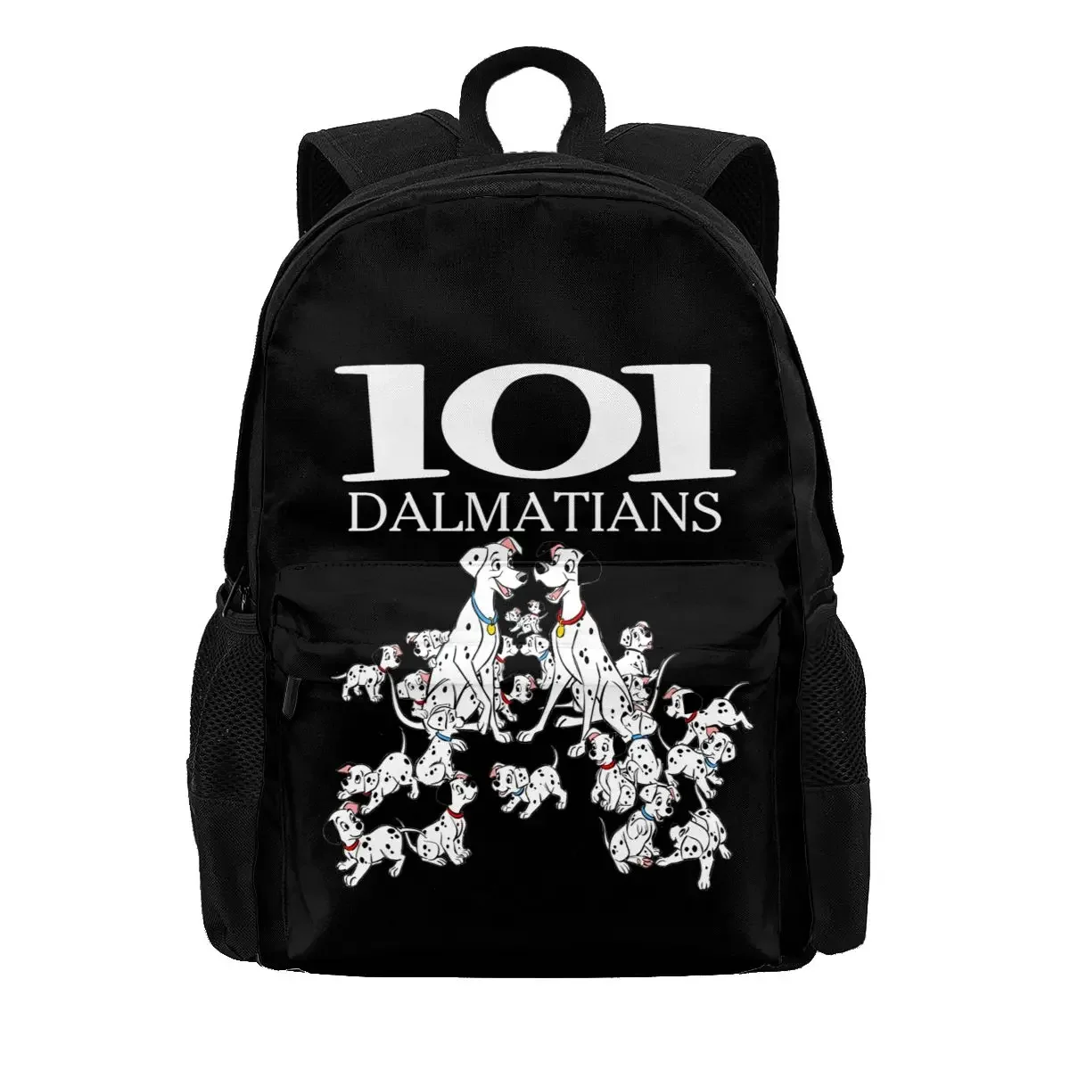 101 Dalmatians Fitted Jersey Large Capacity Backpack Vintage Art Print Sports Bag Riding Backpack