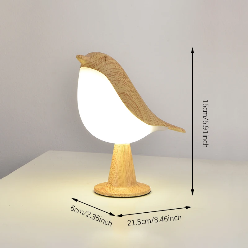 LED العقعق أضواء ليلية التحكم باللمس يمكن تعليقها الإضاءة مصابيح مكتبية محمولة لغرفة النوم غرفة المعيشة الزواج هدايا الاطفال ديسمبر