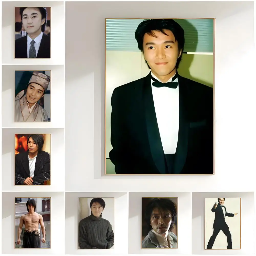 classic actor s-stephen chow Poster Classic Wall Art  Home Decor  Peel and Stick Unframed