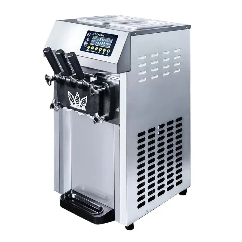 

Commercial Soft Ice Cream Machine Stainless Steel Frozen Yogurt Machine ZM-A126 Desktop Ice Cream Machine