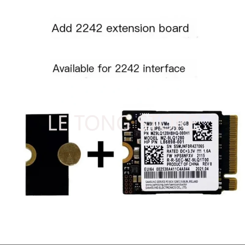 PM991  M.2 2230 Internal Solid State Drive PCIe PCIe 3.0x4 NVME SSD for Microsoft Surface Pro 7 128GB SSD Steam Deck