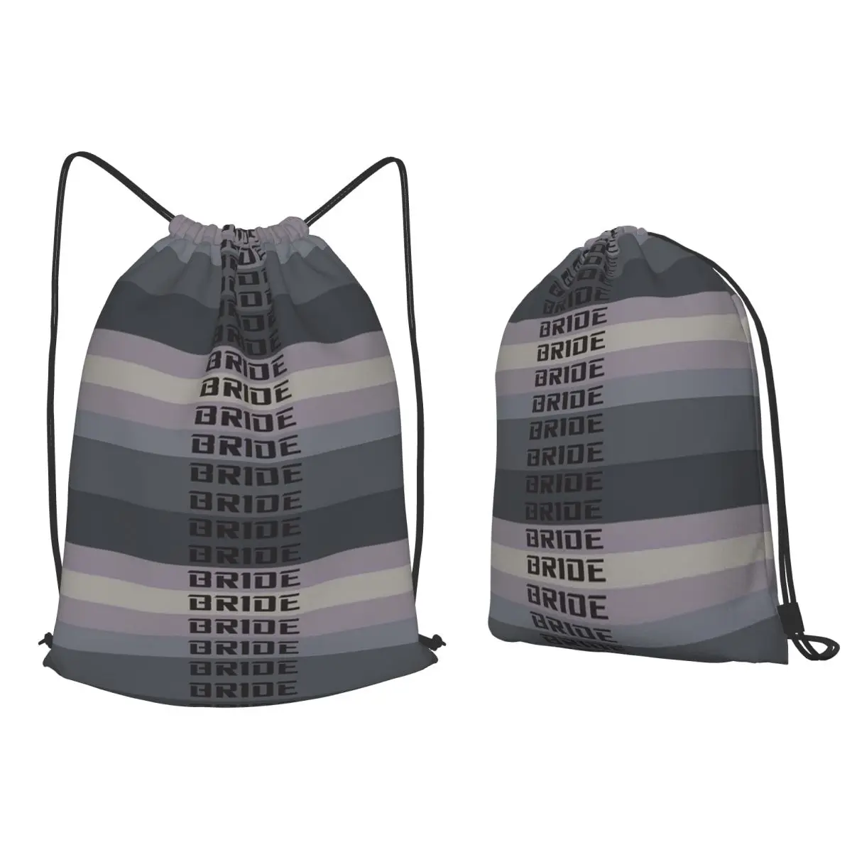 Bride Jdm Material Backpacks Casual Drawstring Bags Sports Bag Book Bags for Man Woman Students