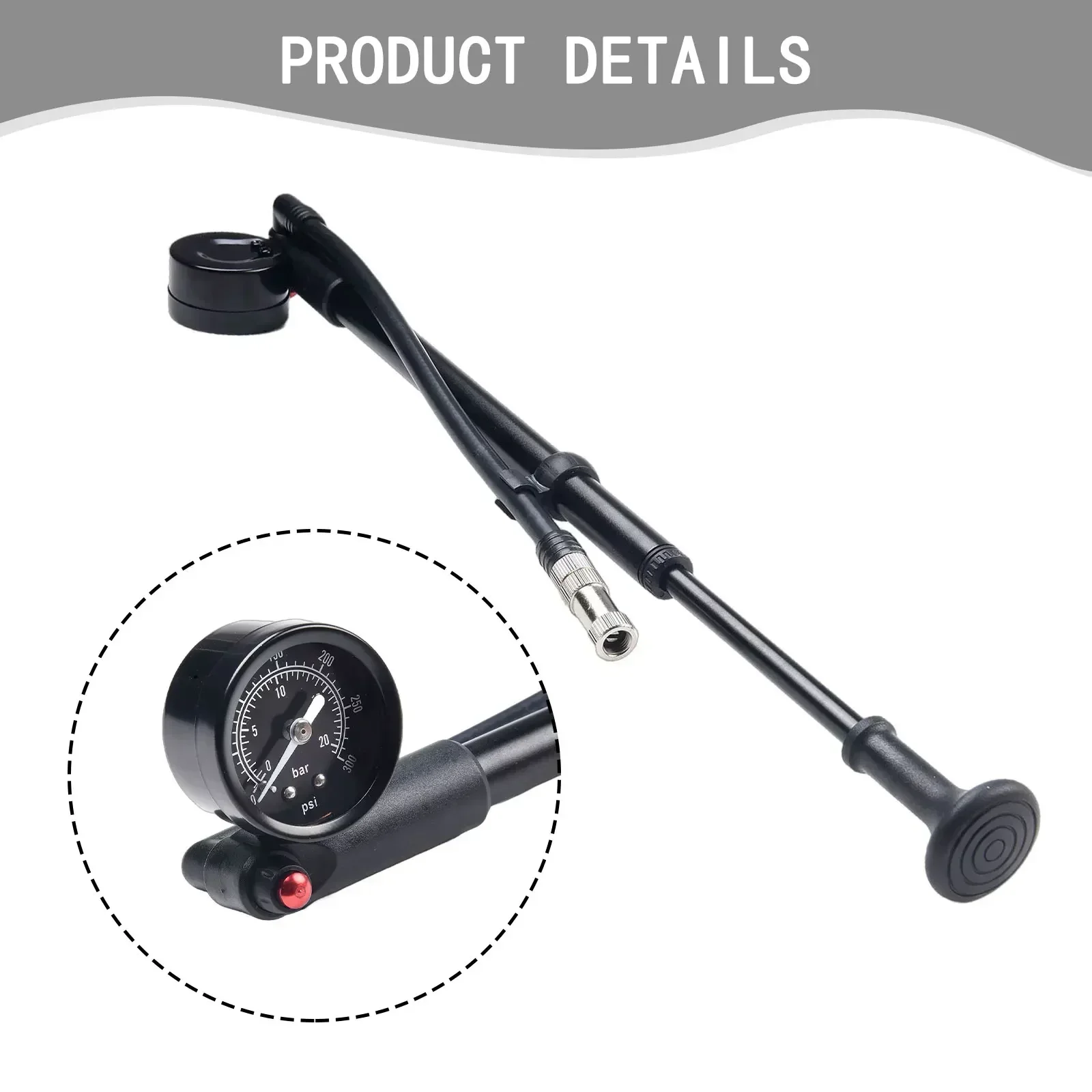 

Shock Absorber Front Fork Pump Tire Bicycle Easy Installation High Air Pressure Parts Replacement High Quality Long Lasting