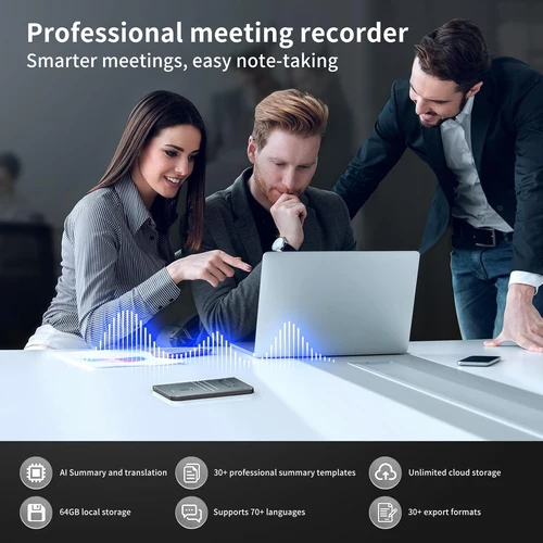 Imagen 2 del producto Traductor modelo grande Al, clonación de sonido, interpretación simultánea, compatible con 16 nacionalidades, traducción de llamadas de voz/vídeo
