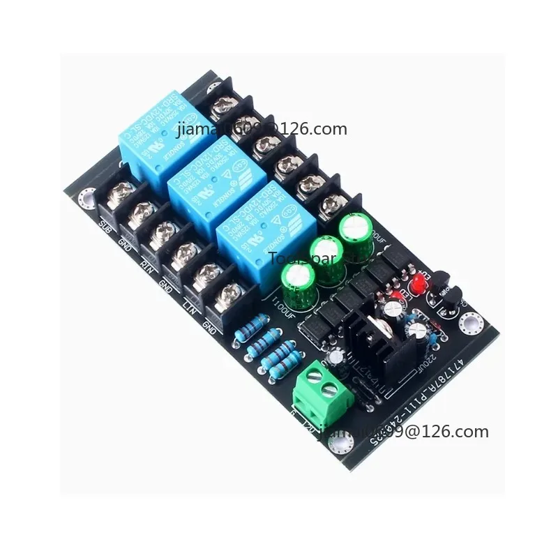 2.1 Three‑Channel Class‑D Digital Amplifier Speaker Protection Board Class‑A Discrete Delay Protection
