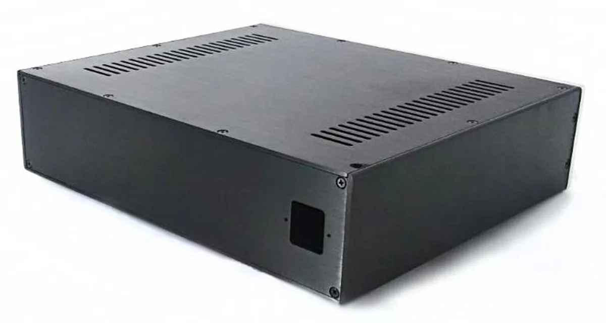 BZ3609 All-Aluminum Preamplifier Chassis DIY Audio Amplifier Enclosure Box Integrated Amp Case