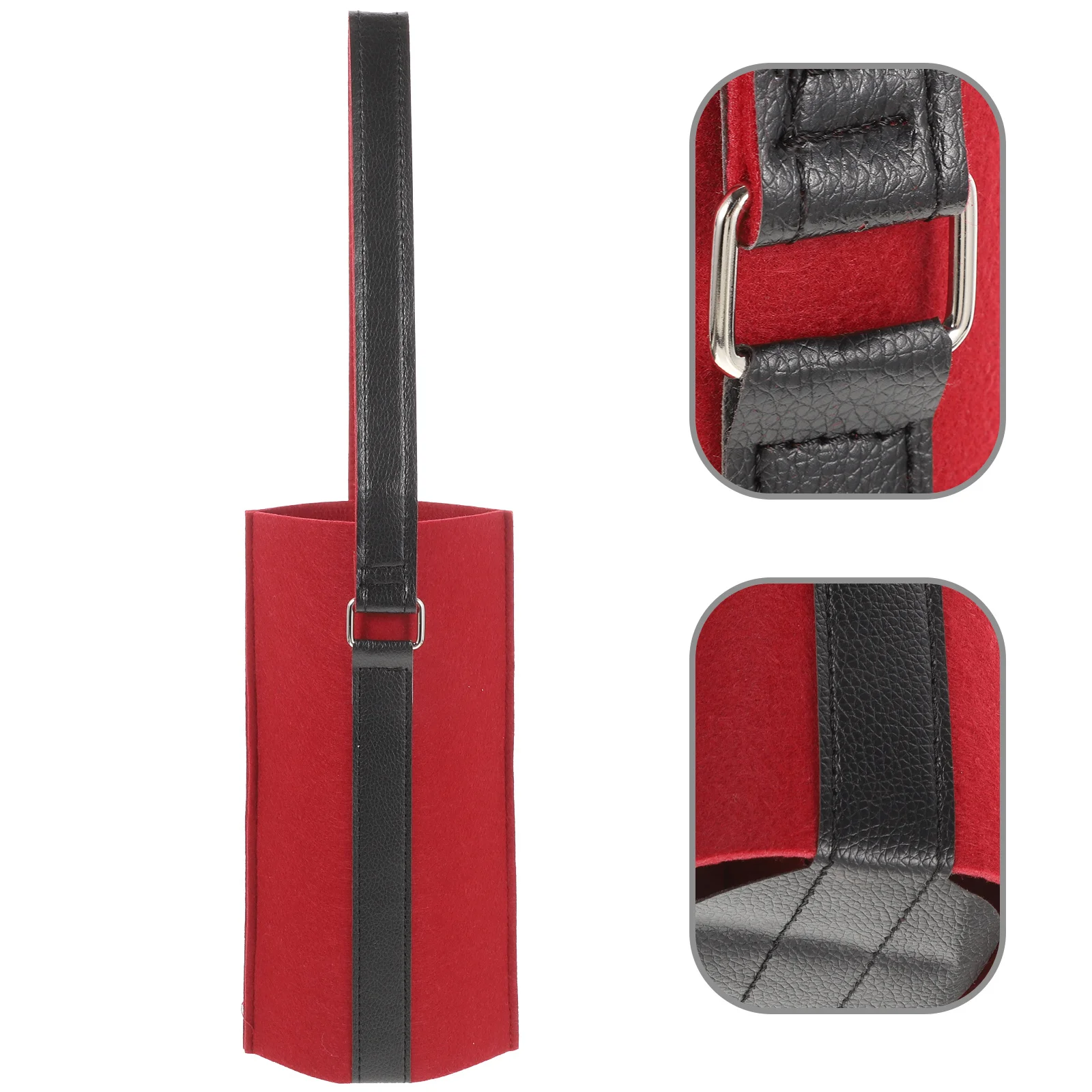 

Felt Wine Bottle Bag Compact Portable Tote for Red Wine Beer Protection Ideal Gift Present for Family Friends on Special