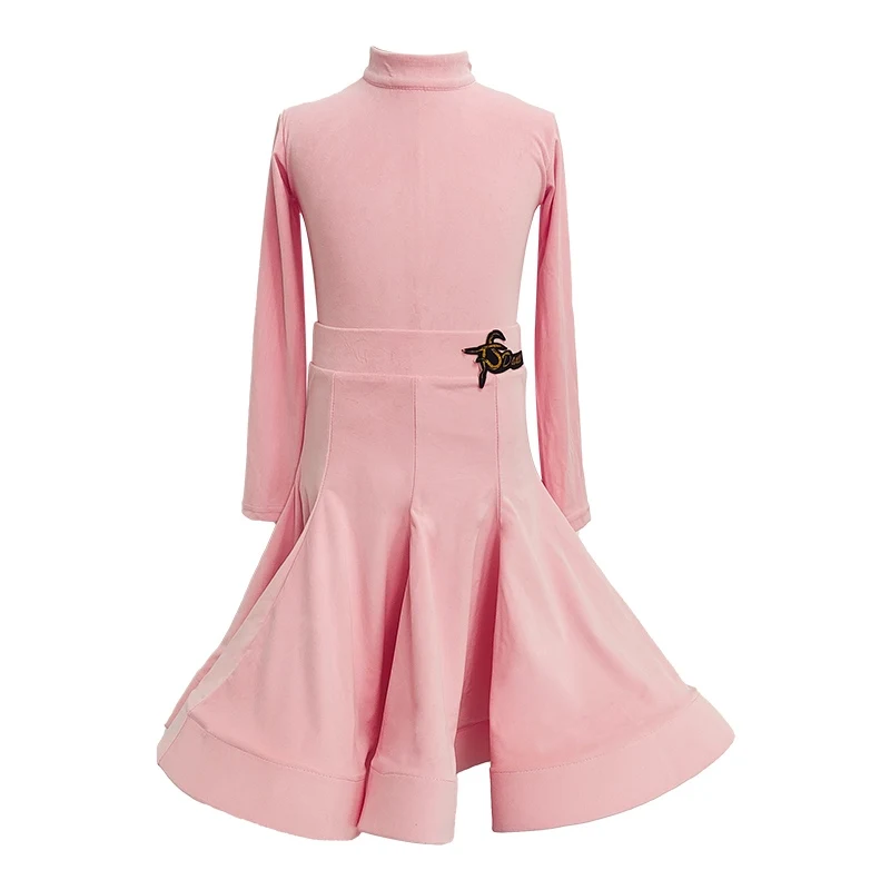 ชุดเต้นรำบอลรูมสำหรับเด็กผู้หญิง ปี 2025 ชุดแข่งขันเต้นละตินสำหรับเด็ก ชุดแสดงเต้นรำ รุ่น SL12712