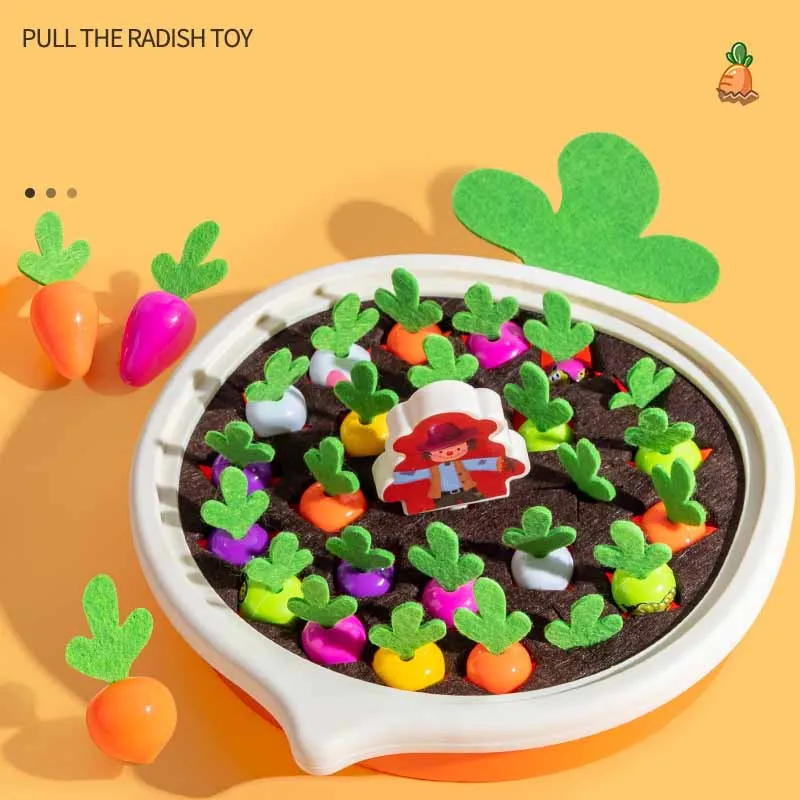 

Children's Early Education Puzzle Pulling Carrot Toys Creative Fun Party Desktop Games Exercise Children's Thinking Toys