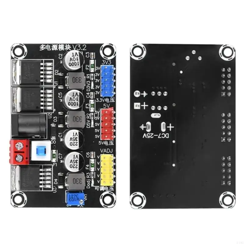 

Industrial Stepping Down Adapter 7-25V to 3.3V/5V Regulator Power Supply F19E
