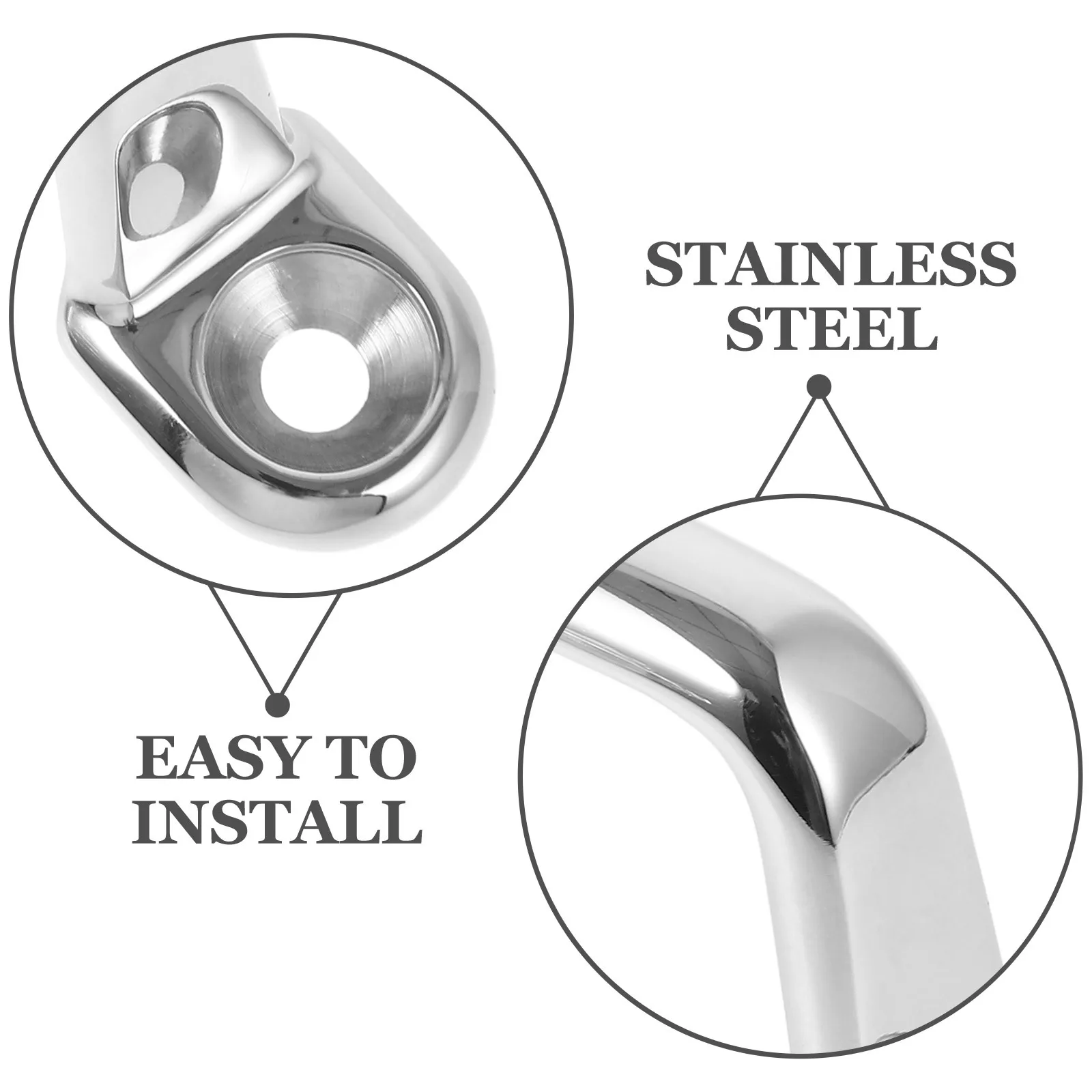 

Heavy Duty Stainless Steel Grab Handle for Rv Boat Camper Door Pull Outdoor Travel Trailer Handle Replacement Hardware