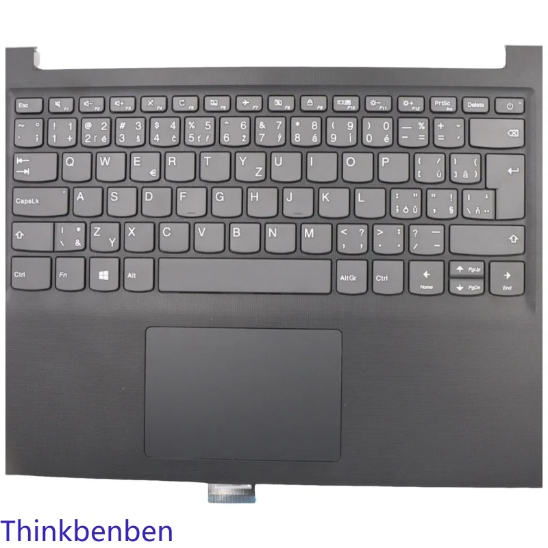 CZ Czech Keyboard Black Upper Case Palmrest Shell Cover For Lenovo S145 14 AST 14IKB 14API 14IGM 14IWL 14IIL 5CB0S17036