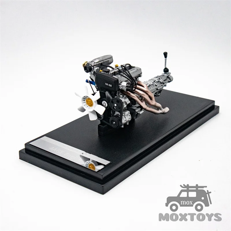 MOTORHELIX MH 1:18 AE86 Motor 4A-GE / W221 M275 V12 Modelos de coleção de plásticos ABS