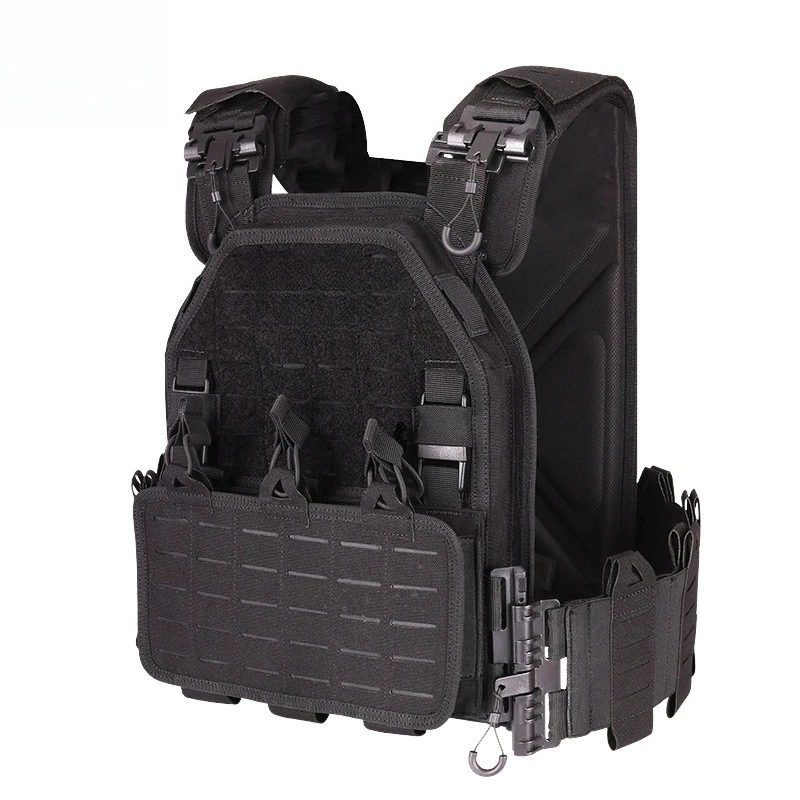 YAKEDA MOLLE Tactical Vest 1000D Waterproof Wear Resistant Outdoor Training Combat Waistcoat Outdoor Training Combat Vest