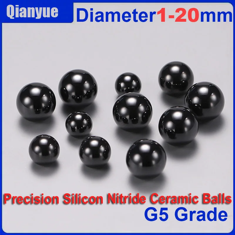 

Precision Silicon Nitride Ceramic Balls 1.0-20mm,High Temperature/Corrosion Resistant Si3N4 Bearing Balls for Aerospace/Medical