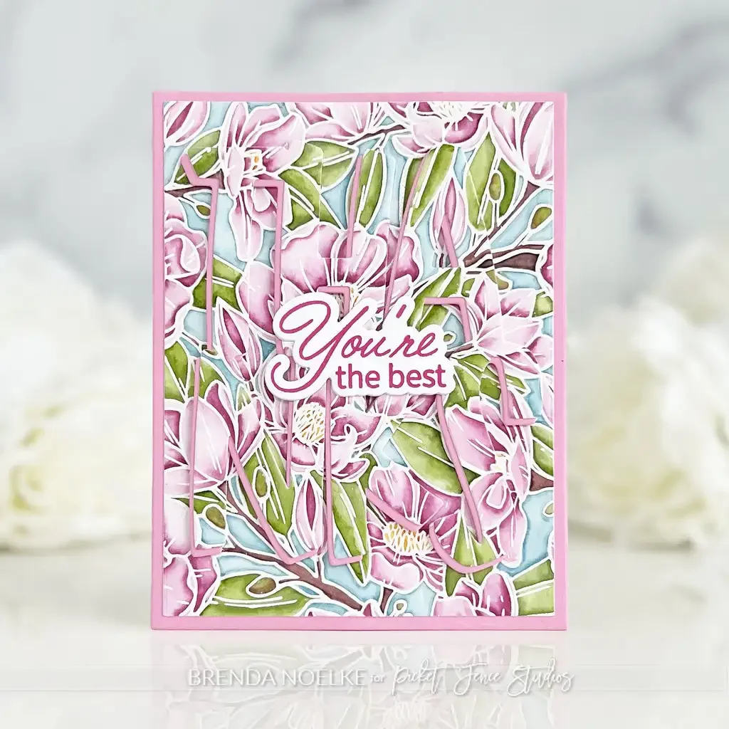 Metal Cutting Dies and Clear Stamps cut Graceful Magnolias die mold blade knife punch Scrapbook Paper craft stencils dies