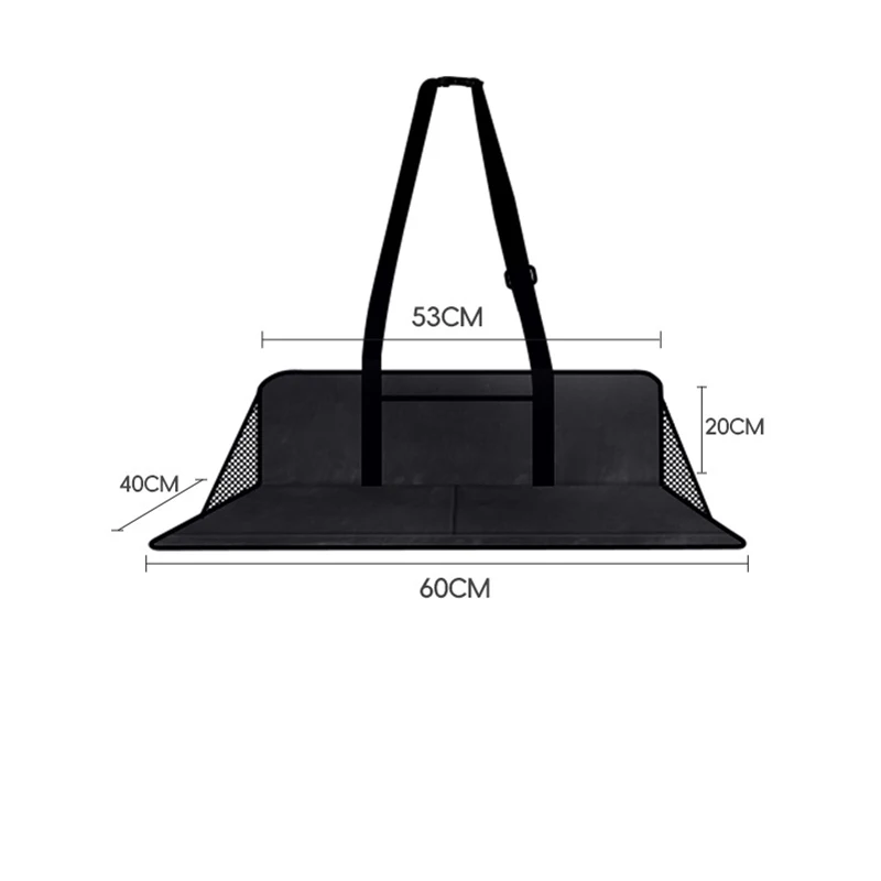 60cmx40cm black