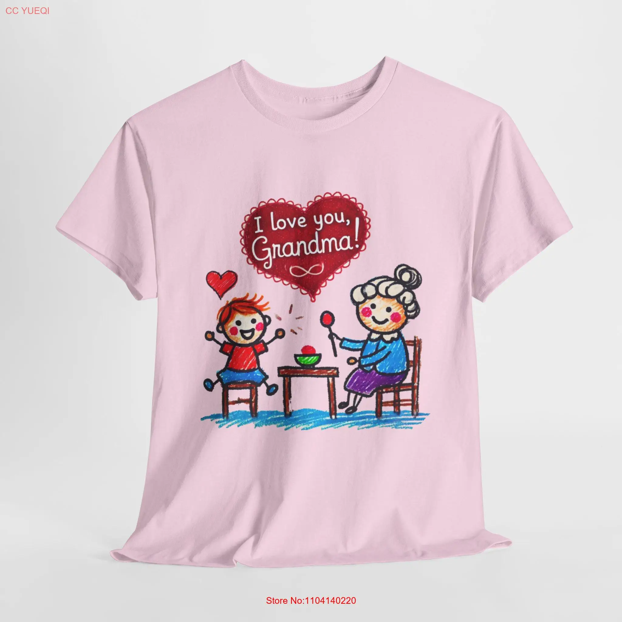 Sweet Treats with Grandma I Love You T Shirt long or short sleeves