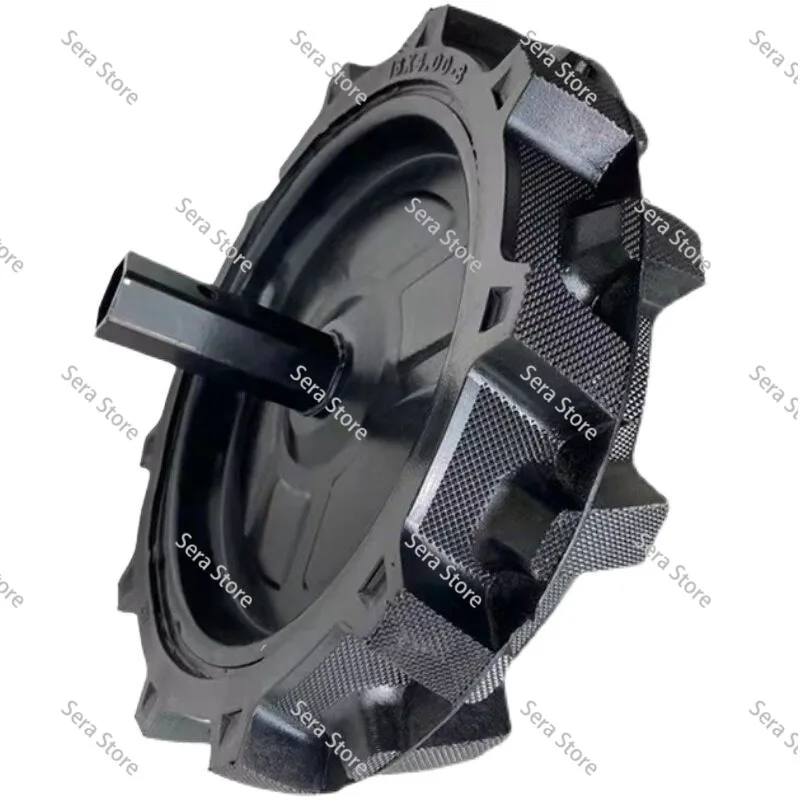 400-8 earth tiller wheel accessories Micro tiller solid tire