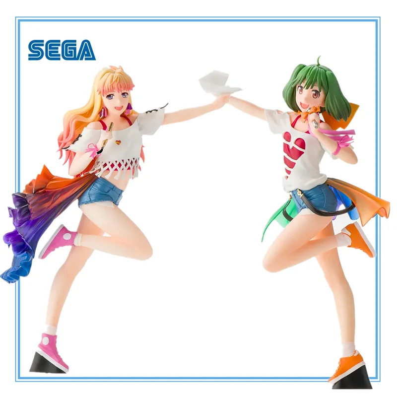 

Оригинальный SEGA FIGURIZMα FZ The Super Dimension Fortress Macross Sheryl Nome Ranka Lee Аниме Фигурка Игрушки Модель из ПВХ Фигурка Подарок