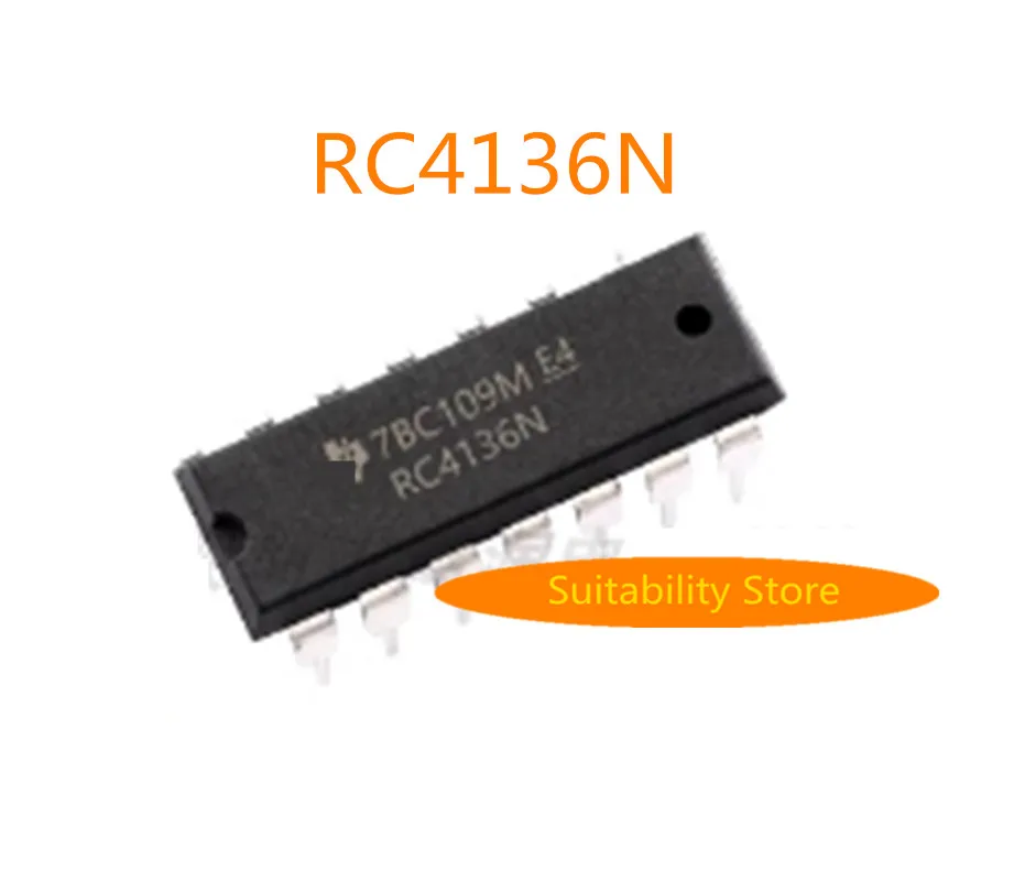 New imported original RC4136N 4136 RC4136 Direct shooting DIP integrated IC Exchange quality for quantity