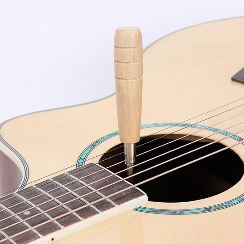 Gitarrenschraubenschlüssel, Sechskant-Einstellstab, Griff aus massivem Holz, Werkzeug zur Tonhöhenverstellung des Gitarrengriffbretts, Zubehör für Musikinstrumente, 1 Stück – Detail 5