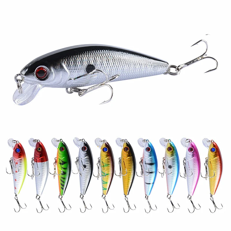 1pcs Floating Fishing Lures Minnow Crankbait 7.2cm 8.6g Isca Artficial Hard Bait Wobblers Bass Carp Swimbait Trolling Tackle