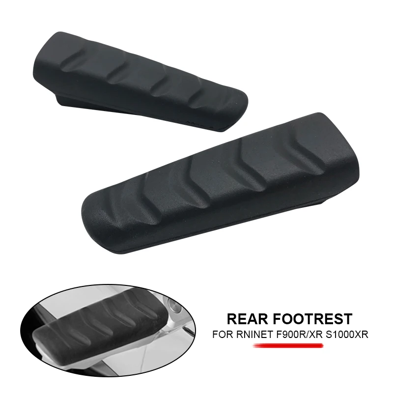 Fit For BMW F900R F900XR Motorcycle Rear Footrest Foot Peg Footpegs Plate Rubber Cover R NINE T R9T Urban Pure S1000XR RNINET