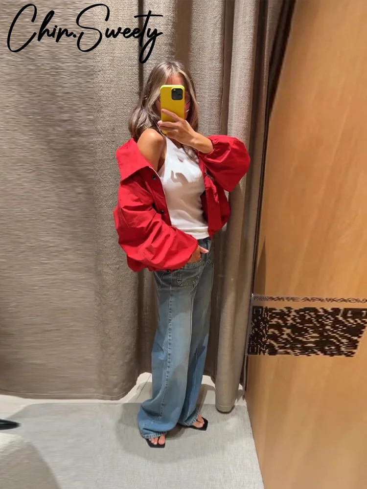 سترات نسائية خفيفة الوزن غير رسمية مع سحاب واحد الصدر وأكمام طويلة معاطف فضفاضة للسيدات لخريف 2025 ملابس خارجية جديدة للسيدات