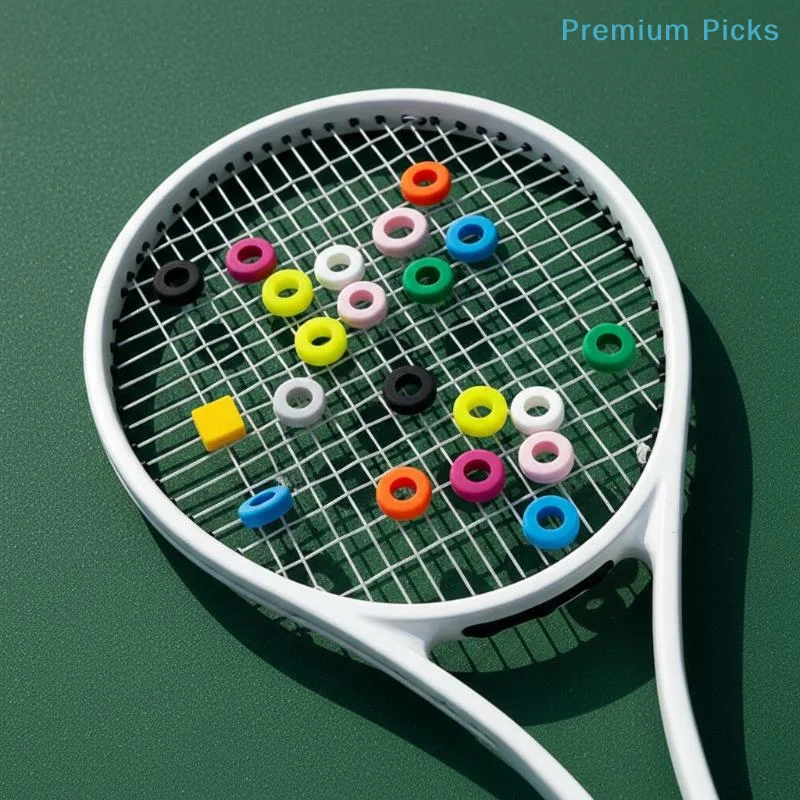 portableSilicone Tennis Vibration Dampener 1/8PCS Anti Slip Shock Absorber Universal for All Tennis Rackets Daily Practice Use