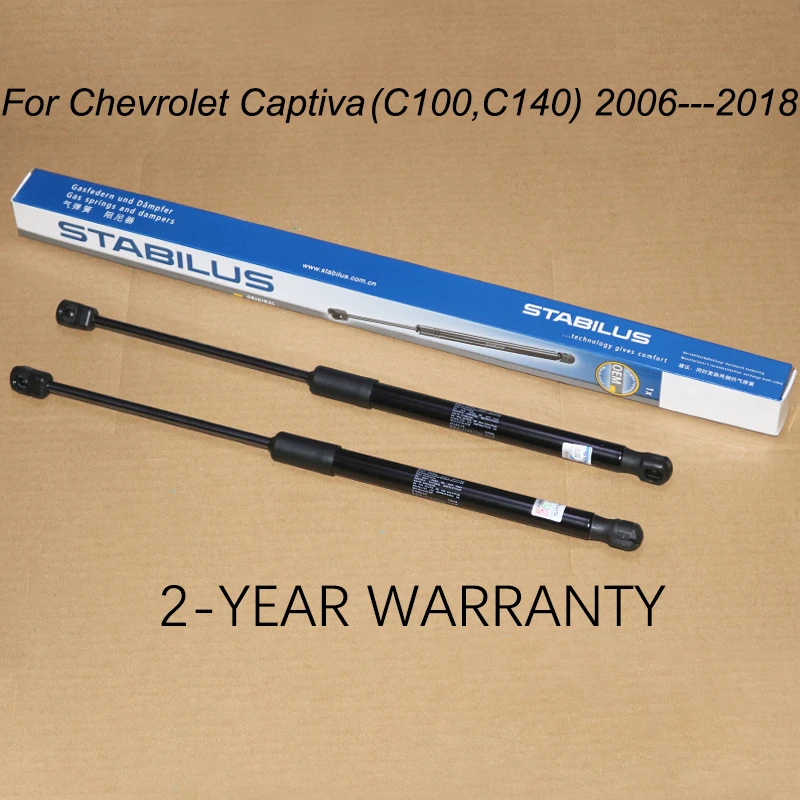 Original Car-styling Front Hoods Bonnets Gas Spring Strut Lifters for Chevrolet Captiva (C100, C140) 2006---2018  425mm