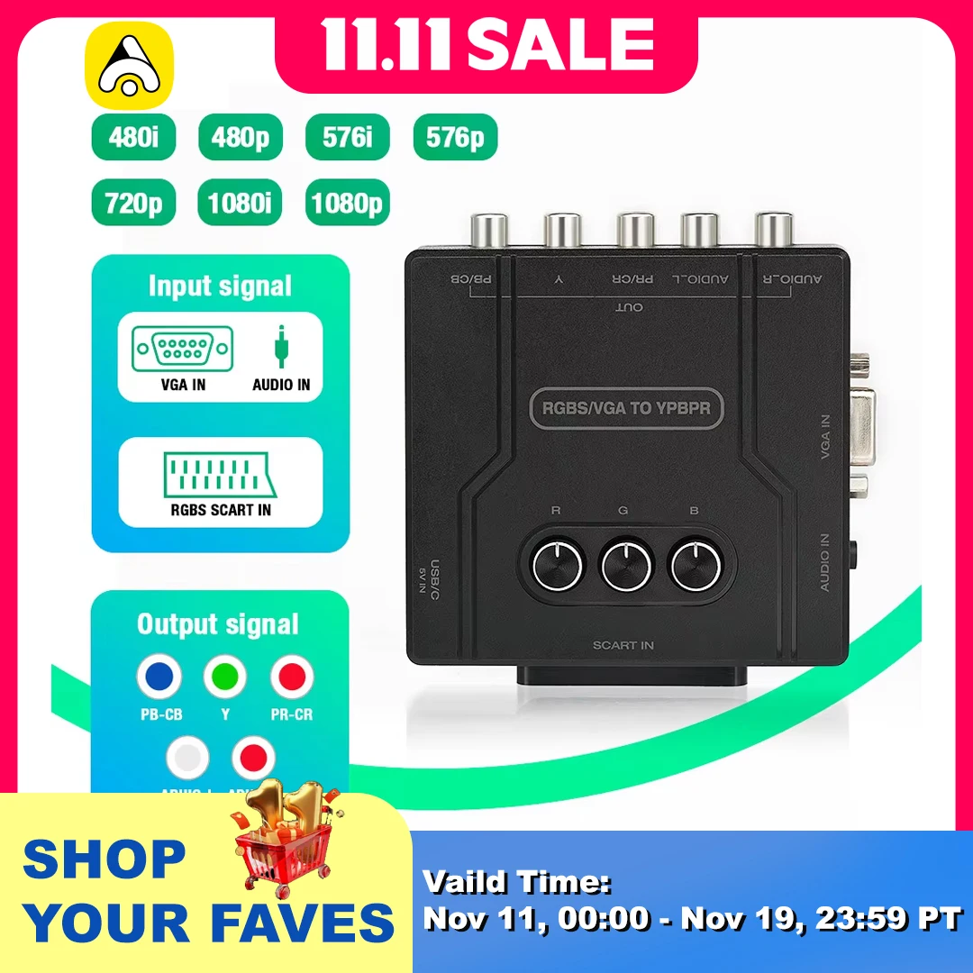 Rgbs Vga To Ypbpr C… - image