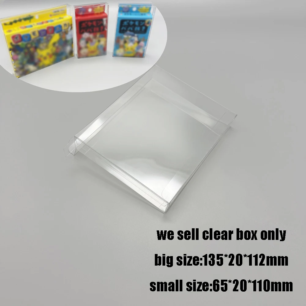 For Pokemen Special Card Deck Storage Protection Box Hard Clear Display Case  for Collectible Card Games