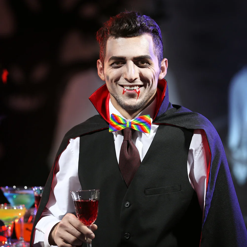 

4pcs Bowtie Colorful Stylish Adults Party Supplies Clown Costume Accessories Masquerade Bowtie Formal Informal