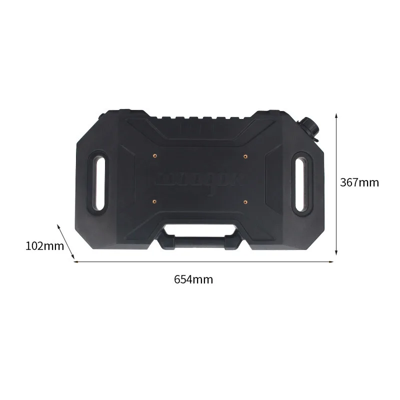 14L spare oil water bucket material off-road vehicle explosion-proof oil square anti-static thick diesel buckets
