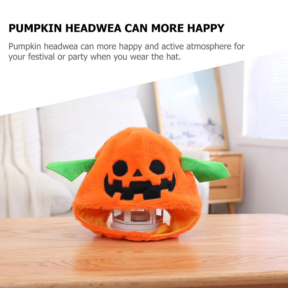 

Pumpkin Shape Party Pumpkin Hat for Halloween Carnival Cosplay Costume Festival Headwear Funny Birthday Party Favor